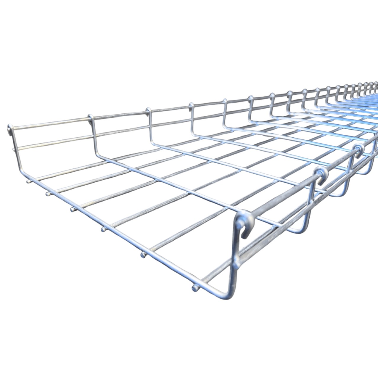 Charola Tipo Malla Línea MallaFils® 300x54 mm para hasta 232 Cables Cat6 / Uso Interior con Acabado EZ / Tramo 3 m - Imagen 2