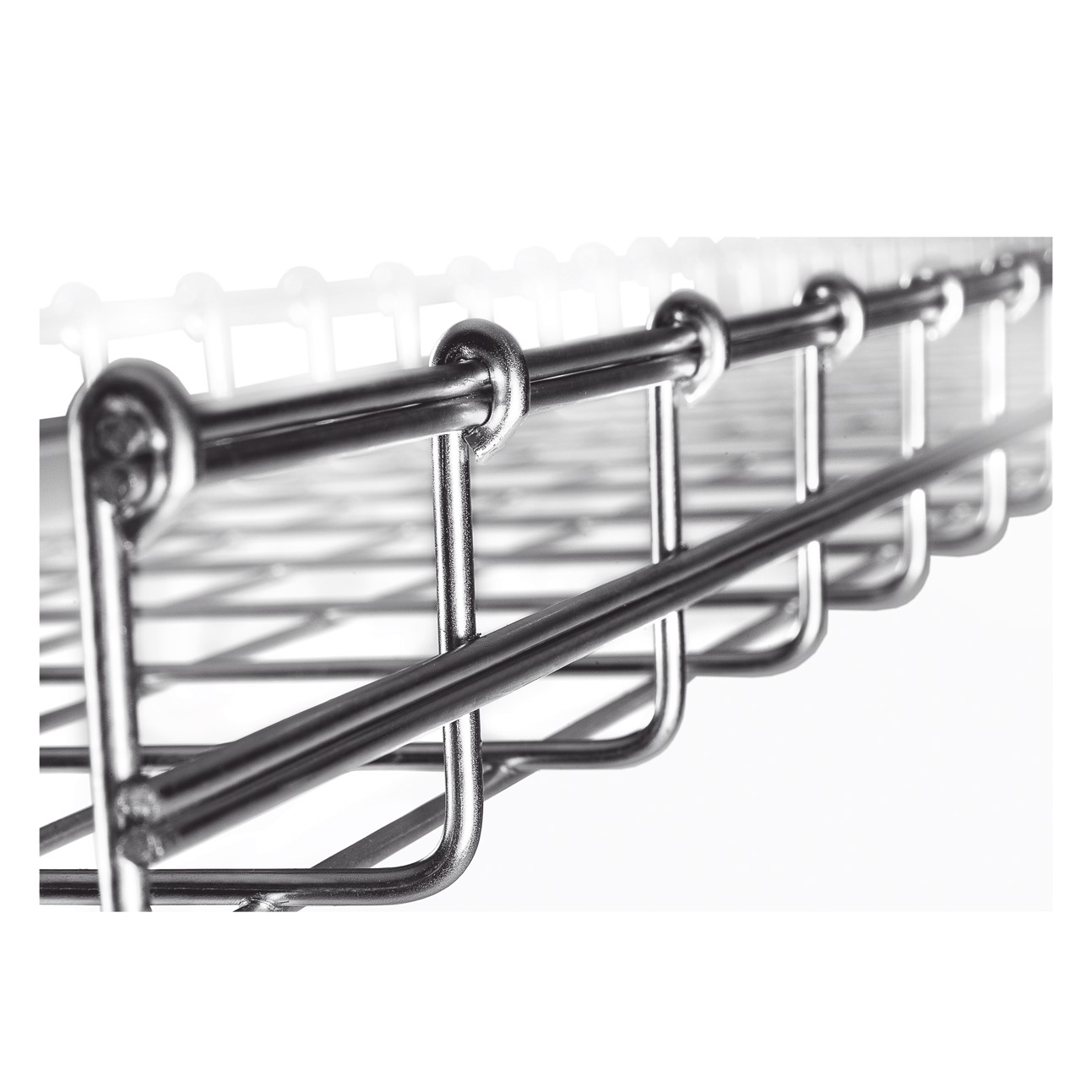 Charola Tipo Malla 66/300 mm, Acabado Electro Zinc, Hasta 315 Cables Cat6, Tramo de 3 Metros - Imagen 3