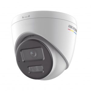[Dual Light + ColorVu] Turret IP 4 Megapixel / Lente 2.8 mm / 30 mts IR + 30 mts Luz Blanca / Micrófono Integrado / ACUSENSE Lite / Exterior IP67 / WDR 120 dB / PoE / Micro SD