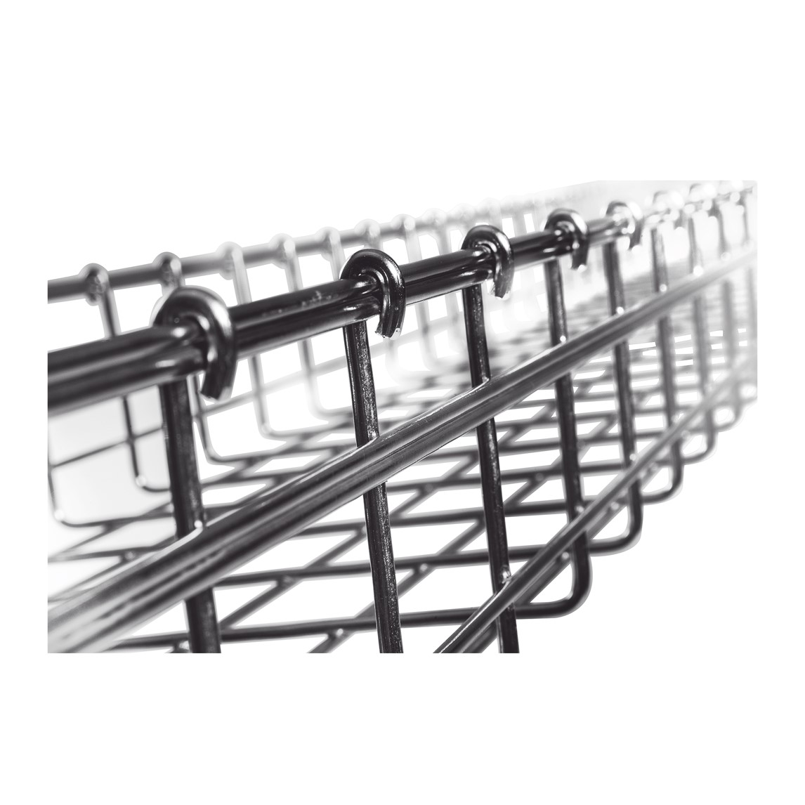 Charola Tipo Malla 116/300 mm, Acabado Electro Zinc, Hasta 554 Cables Cat6, Tramo de 3 Metros - Imagen 3