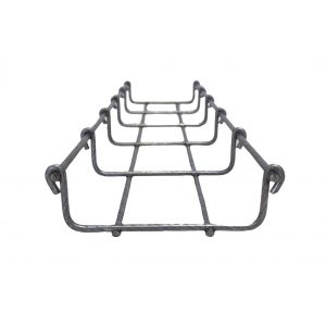 Charola Bimetálica Tipo Malla 33/100 mm, Ideal Para Utilizarse al Exterior o Zonas Húmedas, Hasta 53 Cables Cat6, Tramo de 3 Metros