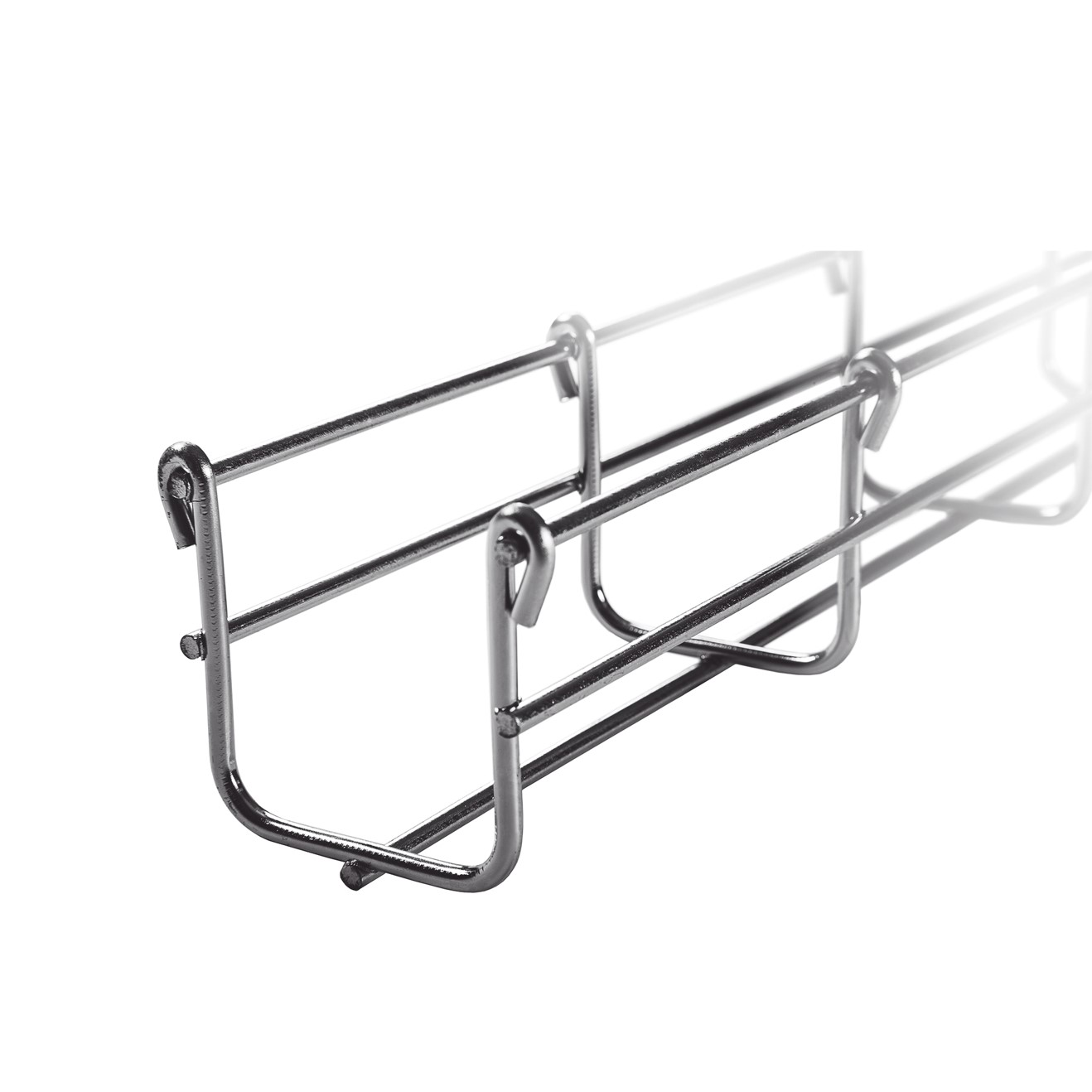 Charola Tipo Malla 54/50 mm, Acabado Electro Zinc, Hasta 43 Cables Cat6, Tramo de 3 Metros - Imagen 2