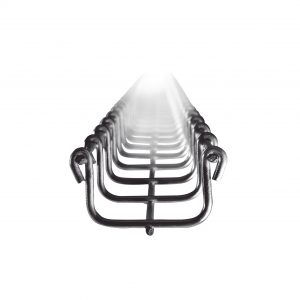 Charola Tipo Malla 33/50 mm, Acabado Electro Zinc, Hasta 26 Cables Cat6, Tramo de 3 Metros