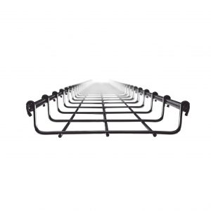 Charola Tipo Malla 33/150 mm, Acabado Electro Zinc, Hasta 79 Cables Cat6, Tramo de 3 Metros