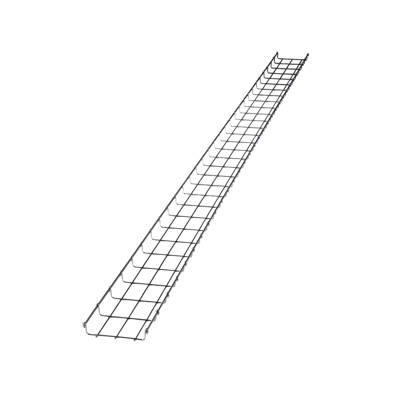 Charola Tipo Malla 33/150 mm, Acabado Electro Zinc, Hasta 79 Cables Cat6, Tramo de 3 Metros - Imagen 3