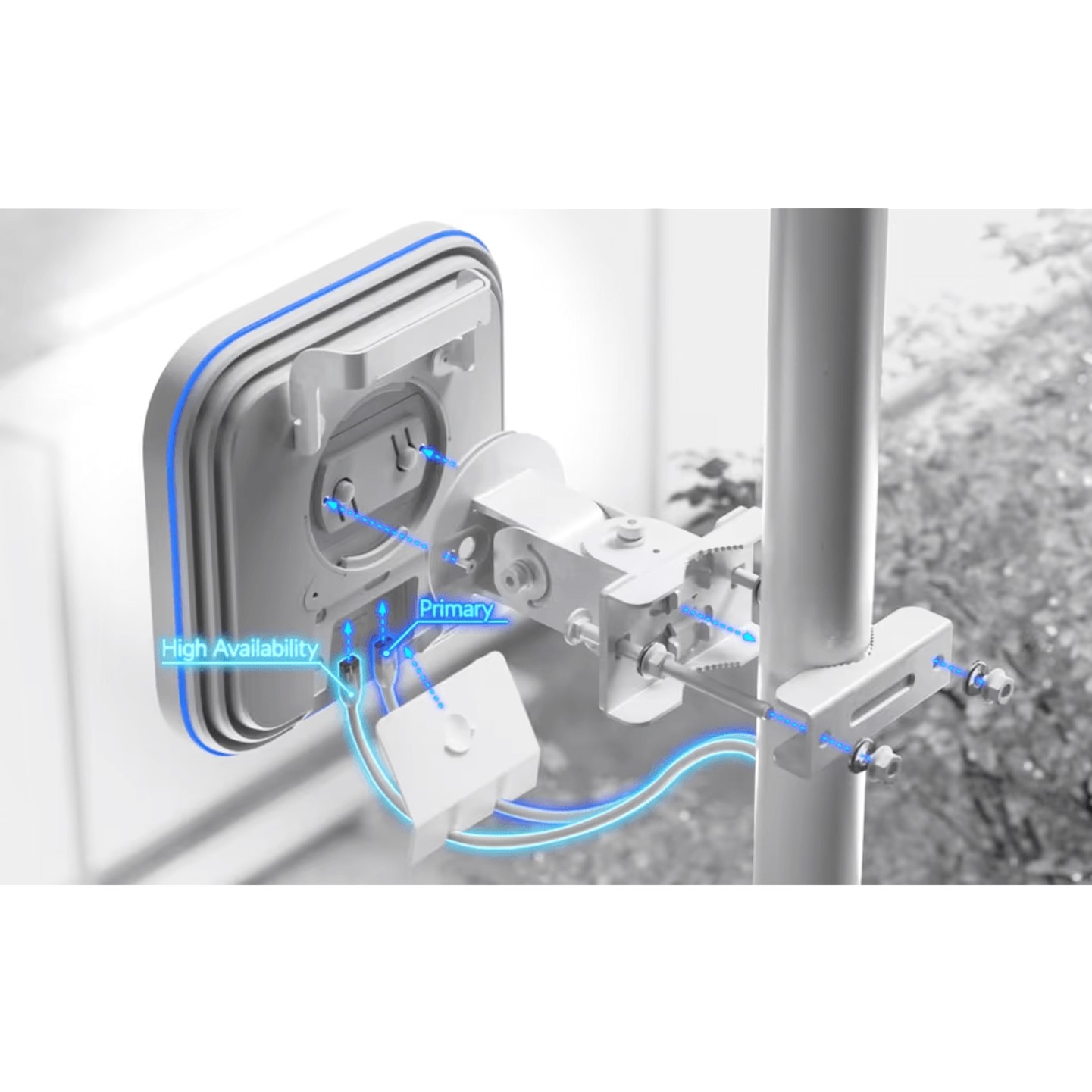 E7 Campus UniFi Enterprise WiFi 7 Tri-Banda de Alto Rendimiento para Exterior o Interior con Cobertura Sectorial 100° de Hasta 460 m² y Más de 1,000 Usuarios - Imagen 6