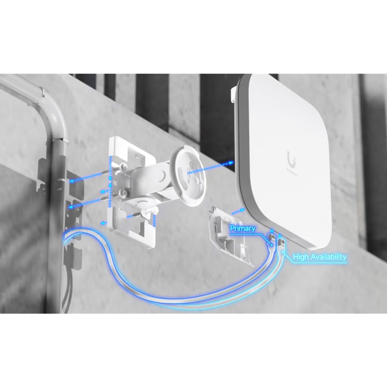 E7 Campus UniFi Enterprise WiFi 7 Tri-Banda de Alto Rendimiento para Exterior o Interior con Cobertura Sectorial 100° de Hasta 460 m² y Más de 1,000 Usuarios - Imagen 7