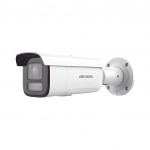 [Dual Light + 2 Micrófonos Integrados] Bala IP 4 Megapixel / Lente Mot. 2.8 a 12 mm / 60 mts Luz Blanca + 60 mts IR / ACUSENSE / Exterior IP67 / IK10 / WDR 120 dB / PoE+ / ONVIF / Alarmas I/O / Micro SD / Metal / ACUSEARCH