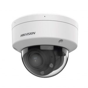 Domo IP 4 Megapíxel / Lente Motorizado 2.8 a 12 mm / Dual Light (30 mts IR + 30 mts Luz Blanca) / ACUSENSE Lite / Microfono Integrado / Exterior IP67 / IK08 / WDR 120 dB / PoE / Micro SD