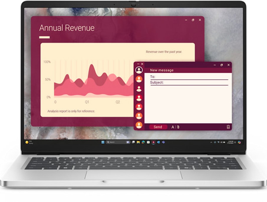 LAPTOP DELL PRO PC14250 14" WUXGA CORE ULTRA 5 235U 16GB 512GB SSD W11P 3YW - Imagen 2