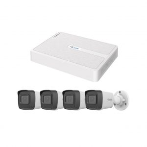 Kit IP 2 Megapixel / NVR de 8 Canales con 8 Puertos PoE / 4 Cámaras IP Bala para Exterior