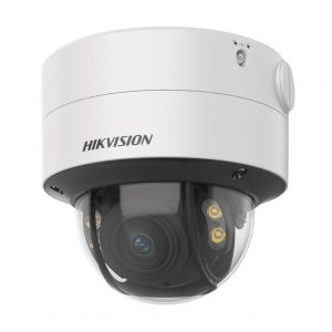 Domo IP 4 Megapixel Lente 2.8 a 12 mm / Imagen a Color 24/7 (ColorVu) / 40 mts Luz Blanca / WDR 130 dB / Exterior IP67 / IK10 / Captura Facial / ACUSENSE / Micro SD / ACUSEARCH
