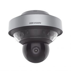 Domo PanoVu series / Vista Panorámica 180° / 4 Lentes de 4 Megapixel + PTZ 4 Megapixel de 40X Zoom / Posicionamiento 3D / IP67 / IK10 / WDR 120 dB / EIS / Autoseguimiento / 250 mts IR / 36 VCD