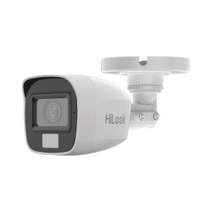 [Dual Light + ColorVu] Bala TURBOHD 3K megapixel / 20 mts IR + 20 mts luz blanca / Lente 2.8 (105° de Visión) / Exterior IP66 / Audio por Coaxitron / TVI-AHD-CVI-CVBS / Metal / Smart-Hybrid light