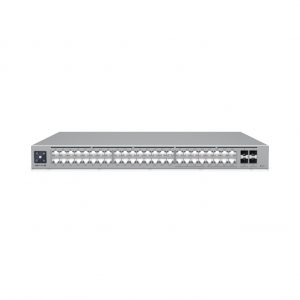 UniFi Switch Pro Max 48 POE, con funciones capa 3, 48 puertos (16 puertos 2.5 GbE (8 POE++ y 8 POE+) y 32 puertos 1 GbE (24 POE+ y 8 POE++)), 2 puertos SFP+ 10G, POE++ 720W, pantalla informativa