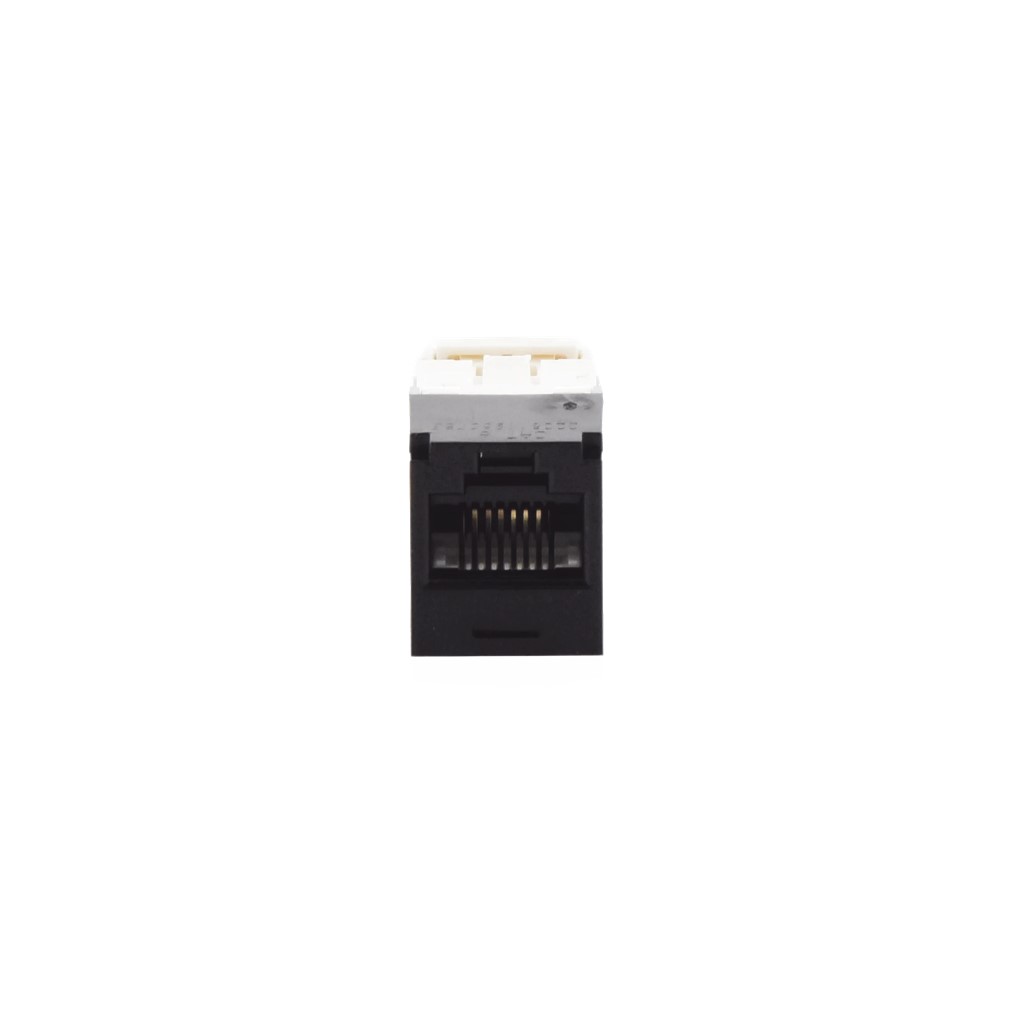 Conector Jack RJ45 Mini-Com TG Cat6 Negro