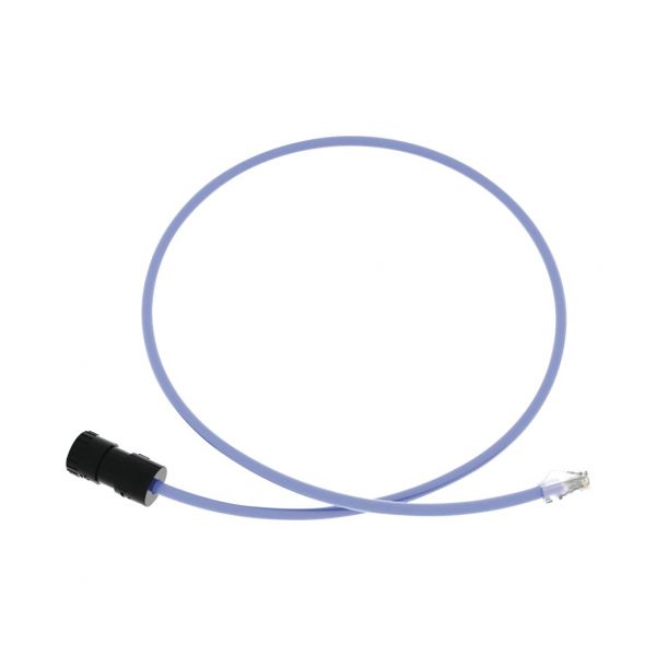 Cable Conexión Jack a Plug RJ45 Cat6A 1M Azul