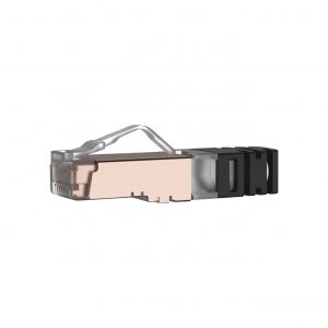 Plug RJ45 Cat6 Blindado, Para Cable Calibre 24-26 AWG, Chapado en Oro de 50 micras, Paquete de 100 Piezas