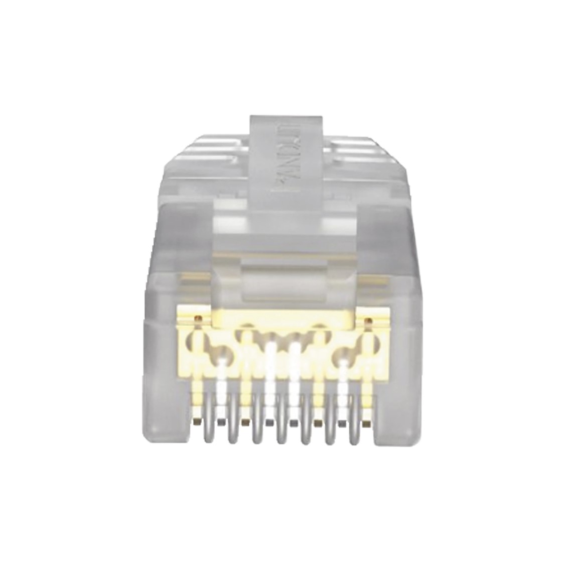 Plug RJ45 Cat6A, Para Cable UTP de Calibre 23-24 AWG, Chapado en Oro de 50 Micras, Paquete de 100 Piezas - Imagen 2