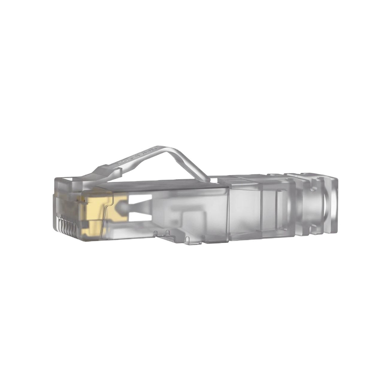 Plug RJ45 Cat6A, Para Cable UTP de Calibre 23-24 AWG, Chapado en Oro de 50 Micras, Paquete de 100 Piezas - Imagen 3