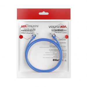 Cable de Parcheo (Patch Cord) / UTP / Cat. 6 (24 AWG) / 1 Metro (3.28 Pies) / Color Azul / Ideal para PoE+ / Interior
