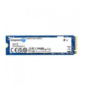 UNIDAD DE ESTADO SOLIDO KINGSTON NV3 2TB M.2 2280 NVME PCIE GEN 4X4 R.6000MB/S W.5000MB/S
