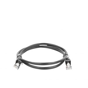 Cable de Parcheo FTP Cat5e - 1 Metro (3.28 Pies) - Negro