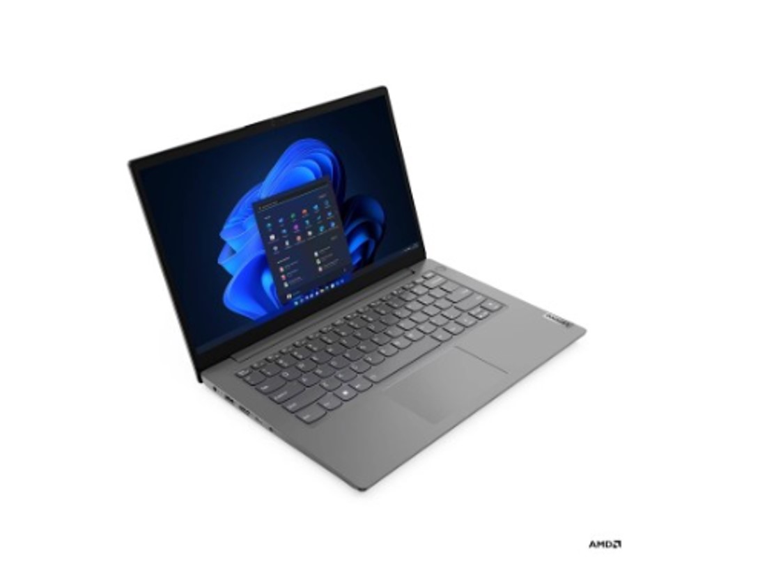 Laptop LENOVO V14 G4, AMD Ryzen 5 7430U, 16 GB, 512 GB SSD, Pantalla 14 pulgadas, W11P, 1 año de garantia