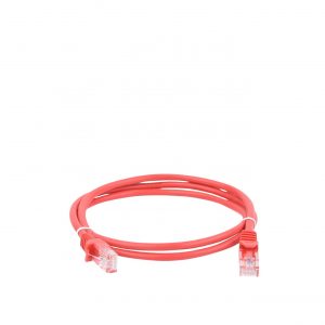 Cable de Parcheo UTP Cat5e - 1 Metro (3.28 Pies) - Rojo