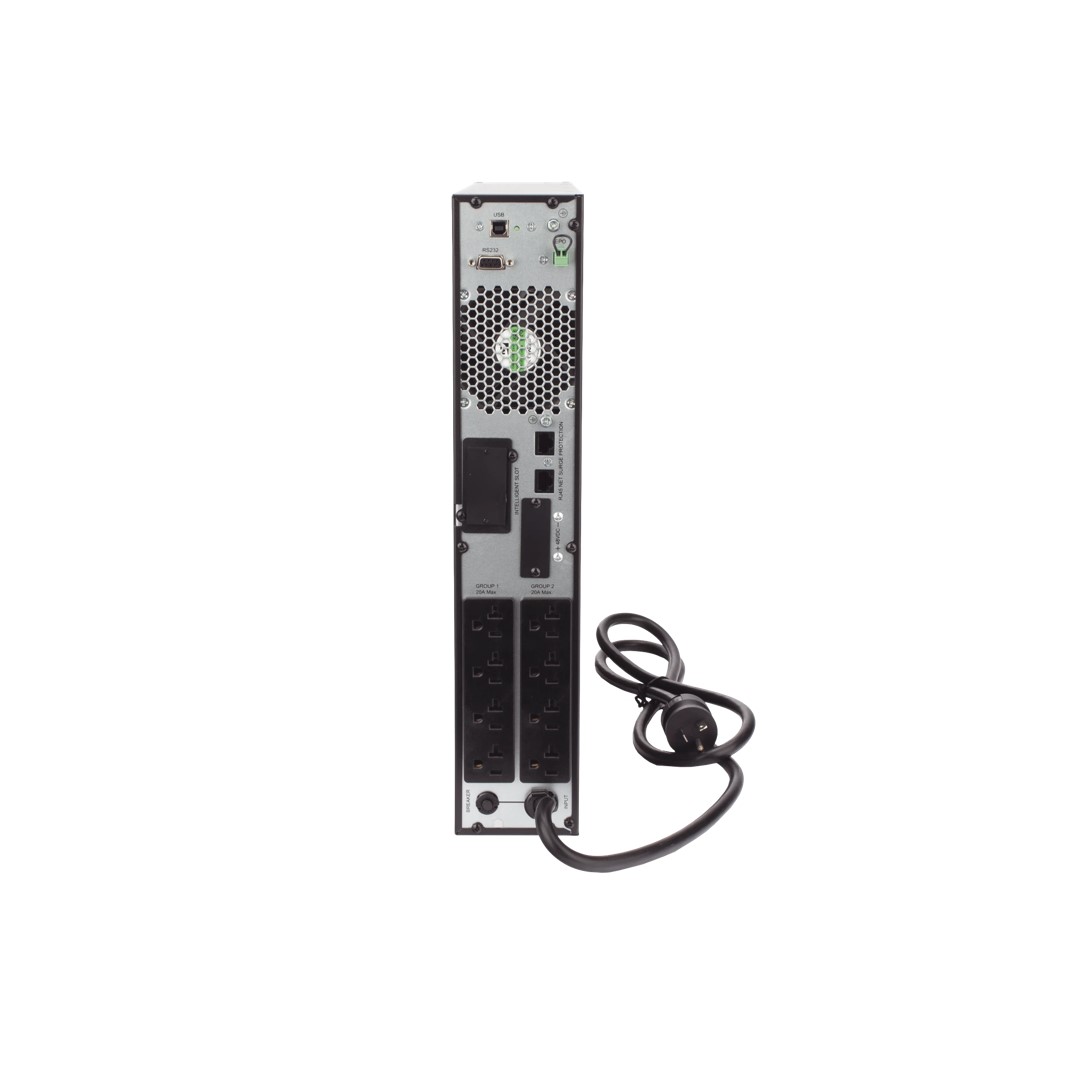 UPS de 2000VA/1800W / Topología On-Line Doble Conversión / Entrada y Salida de 120 Vca / Clavija de Entrada NEMA 5-20P / Pantalla LCD Configurable / Formato Rack/Torre - Imagen 4