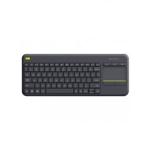 Wireless Touch Keyboard LOGITECH K400 PLUS, Negro, Inalámbrico