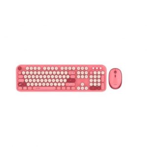 Kit Teclado y mouse Inalámbricos 2.4hz Creator Chic K-Colors MK485 Advanced Series Teclado Inalambrico Dongle 2.4Mhz