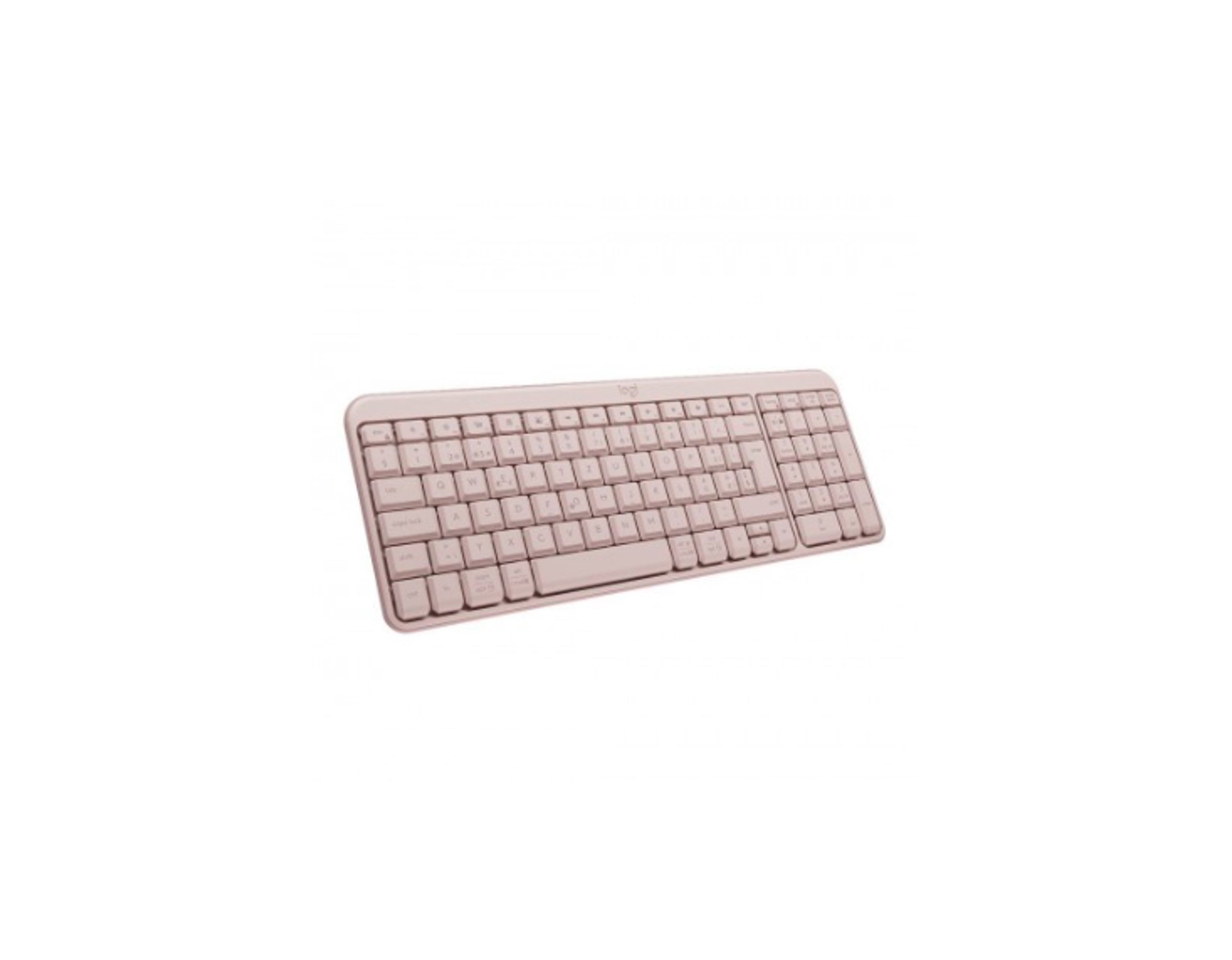 Teclado Logitech K250 920-013447 Color rosa.