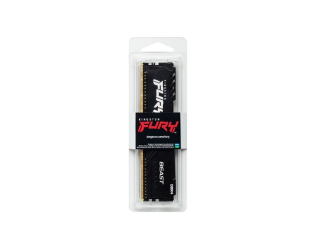 MEMORIA RAM KINGSTON FURY BEAST BLACK XMP DIMM DDR4 16GB 3200MT/S CL16 1RX8 1.35V - Imagen 3