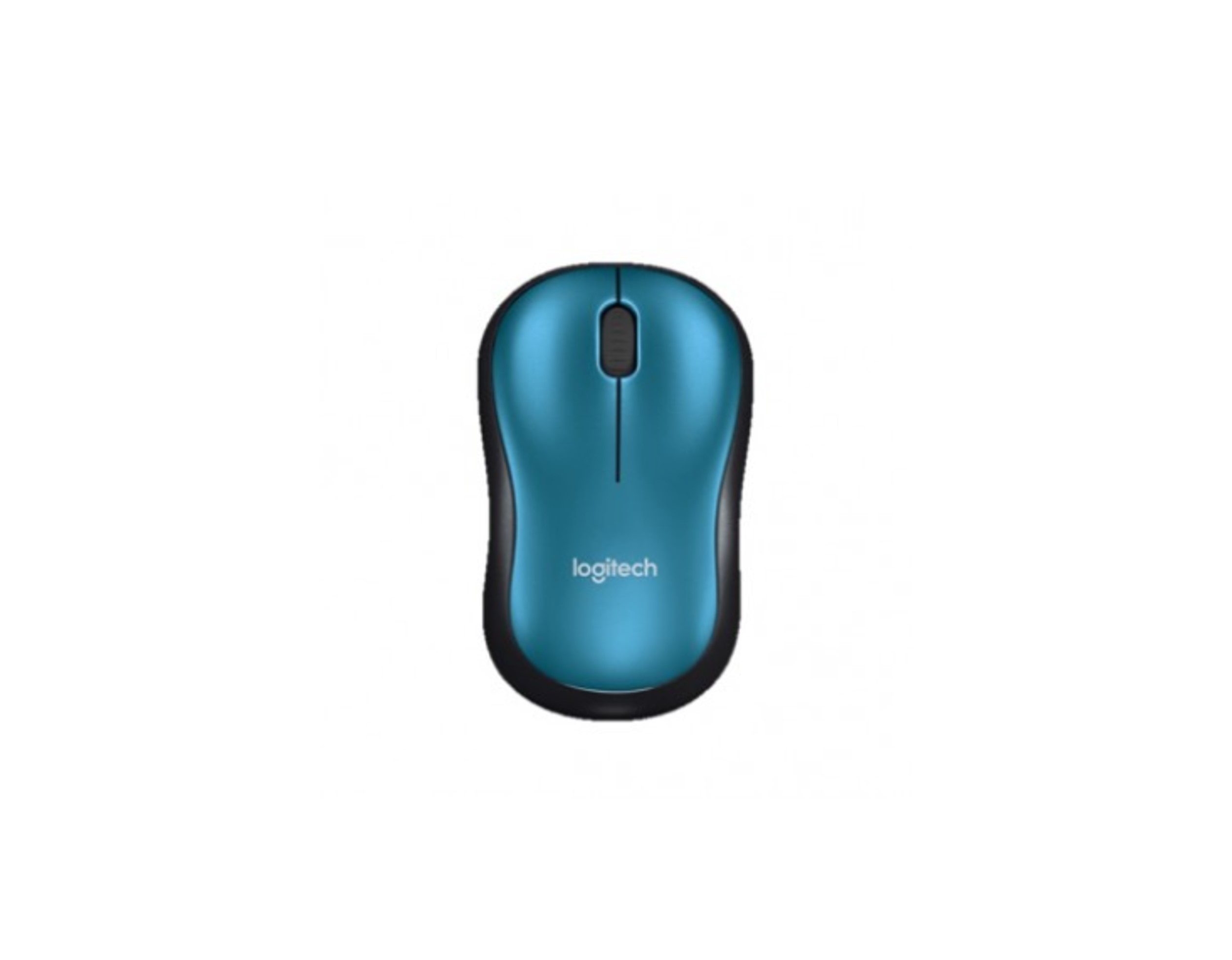 Mouse LOGITECH M185, Negro, 3 botones, RF Wireless+USB, Óptico