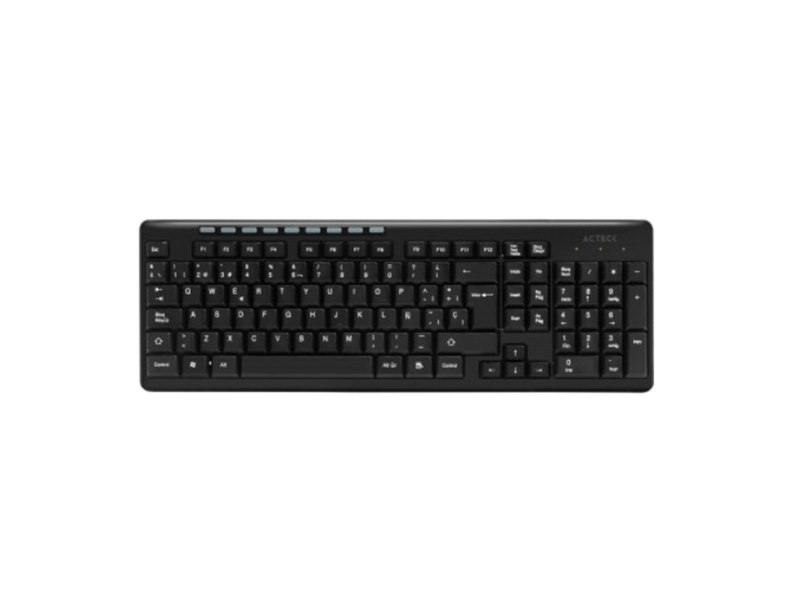 Teclado ACTECK AC-913973, Inalámbrico, Negro