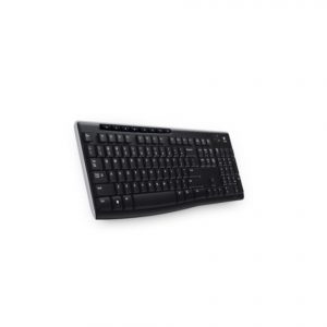 Teclado Inalámbrico LOGITECH K270, RF inalámbrico, Inalámbrico, PC/server, Negro