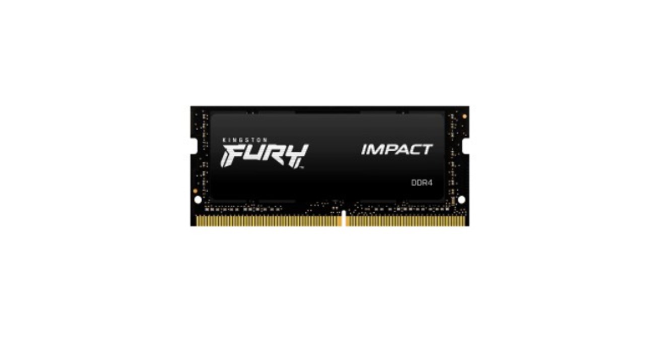 MEMORIA RAM KINGSTON FURY IMPACT SODIMM DDR4 8GB 3200MT/S CL20 1RX8 1.2V