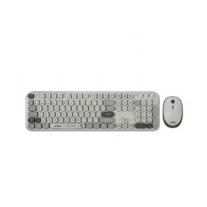 Kit Teclado y mouse Inalámbricos 2.4hz Creator Chic K-Colors MK485 Advanced Series Teclado Inalambrico Dongle 2.4Mhz, Rango 10m, 105 teclas