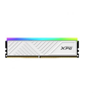 Memoria RAM ADATA XPG SPECTRIX D35G, DDR4 8GB UDIMM 3200MHz, con Iluminación RGB. Disipador BLANCO. AX4U32008G16A-SWHD35G